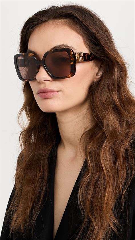 Miu Miu Miu Miu MU 10YS Square Sunglasses